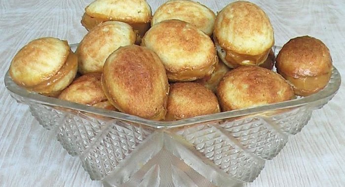 Домашнее печенье Орешки со сгущенкой