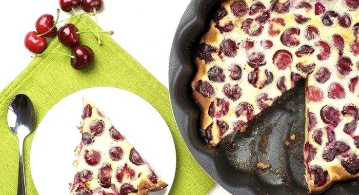 Клафути с черешней