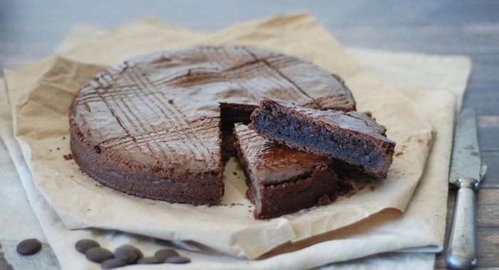 Баскский шоколадный пирог