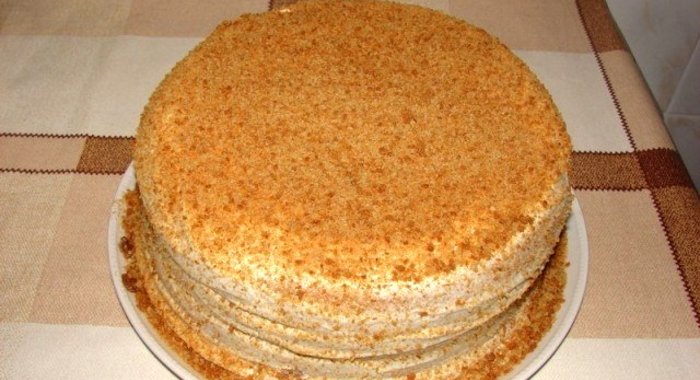 Сметанник на скорую руку