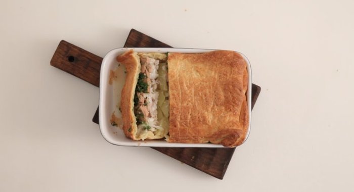 Пирог с налимом