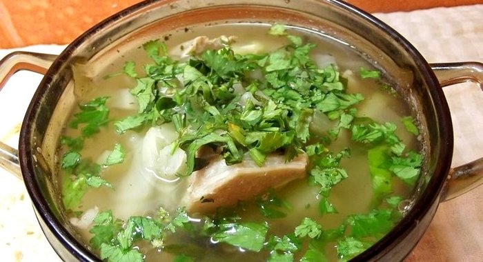 Суп из баранины с овощами