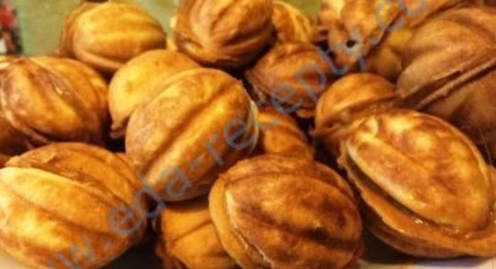 Печенье в формочках на газу Орешки