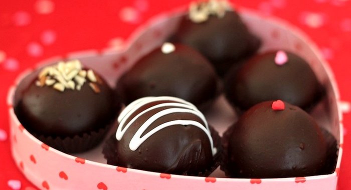 Шоколадное печенье к Дню влюбленных