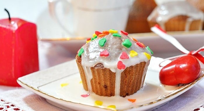 Лимонные маффины на кефире