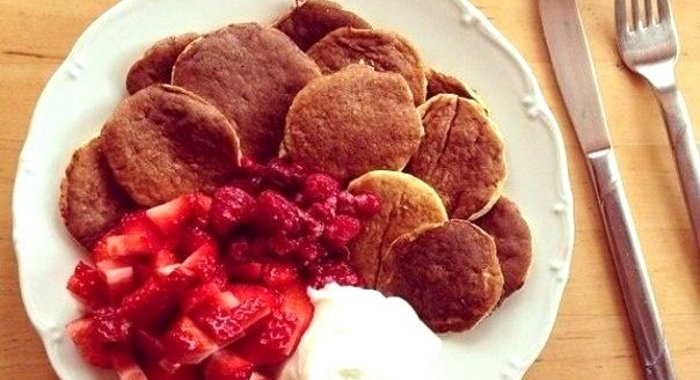 Банановые панкейки без муки
