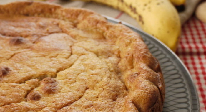 Банановый пирог на миндальном молоке