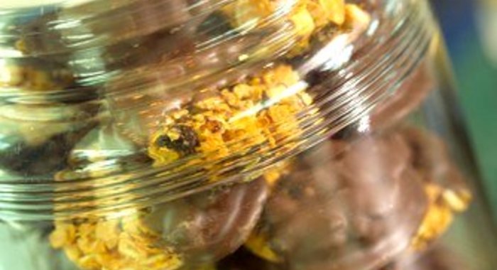 Печенье с вишней и имбирем в шоколаде (Florentines)