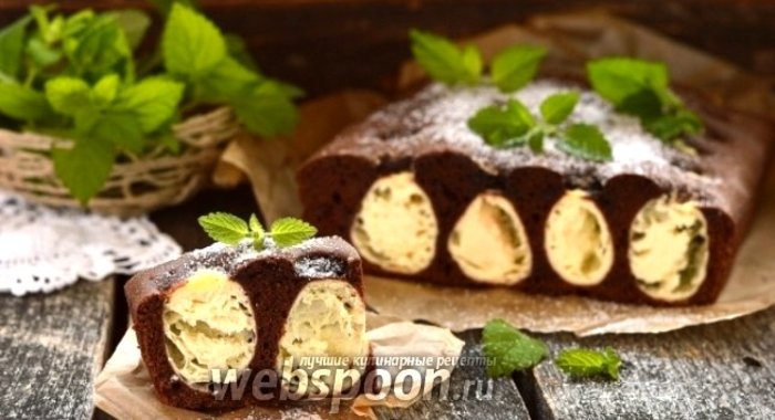 Шоколадно-творожный пирог «Лисьи норы»