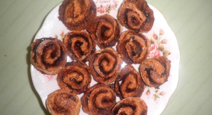 Печенье Розочки с какао