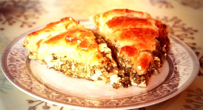 Спанакопитта или пирог со шпинатом